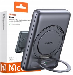 Powerbank Mcdodo Indukcyjny do iPhone ze stojakiem MagSafe 10000mAh USB-C
