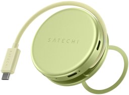 Satechi OntheGo 5-in-1 Multiport Adapter - adapter do urządzeń mobilnych (USB-C 5 Gbps, USB-A 5 Gbps, HDMI 4K, czytnik kart SD 104 MB/s, USB-C PD passthrough 60W) (citrus) (ST-POTG5Y)