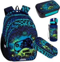 Coolpack Coolpack plecak szkolny zestaw 4w1 gamer chess klasa 1-3 j (CP_GAMER4W1)