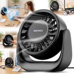 Wentylator Zenwire Wiatrak USB Cichy mini wentylator biurkowy biwakowy chłodzenie USB USB-C