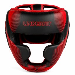 UNDERFIT Kask bokserski Core czerwony XL
