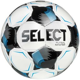 Select Piłka nożna Futsal Master FIFA Basic biało-czarno-niebieska 200953 310019 (P3147)