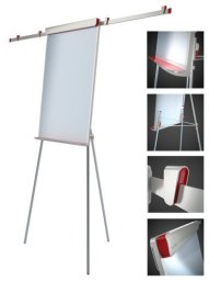 Flipchart 2x3 Office Pro red z ramionami -