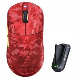 Mysz Attack Shark RS3 Ultra 8000Hz PAW3955Max Bezprzewodowa - Red