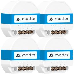 Meross Zestaw 4 inteligentnych przełączników Wi-Fi (MSS815MAQUA-UN)