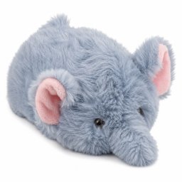 LeanToys Pluszowy Słonik Maskotka Przytulanka Miękki Mały Szary 18 cm