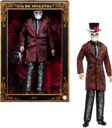 Lalka Barbie Mattel Ken Dia De Muertos 2026 Lalka kolekcjonerska (JJX97)
