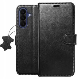 krainaGSM Etui z klapką do Samsung A27 5G skórzane portfel case + szkło ochronne 9H