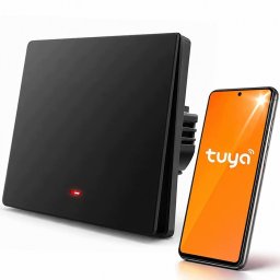 Qoltec Inteligentny 1-kanałowy włącznik wyłącznik światła | Wi-Fi | Timer | Tuya (5901878527222)