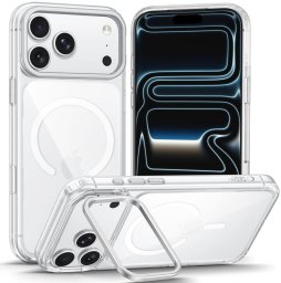 4kom.pl TECH-PROTECT MAGSTAND MAGSAFE CC IPHONE 17 PRO MAX / 18 PRO MAX Clear (5906302326389)