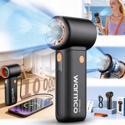 Wentylator Zenwire Mocny wiatrak USB 15000RPM mini wentylator ręczny chłodzenie 10000mAh