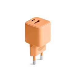 Ładowarka PowerNeed COLORUM ładowarka sieciowa USB-A + USB-C PD 30W CLS30-AC-14 x Peach Fuzz (GSM179872)
