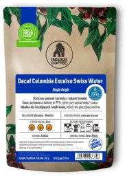 Kawa ziarnista Ingagi Decaf Colombia Excelso Swiss Water 1 kg