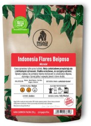 Kawa ziarnista Ingagi Indonesia Flores Beiposo 1 kg