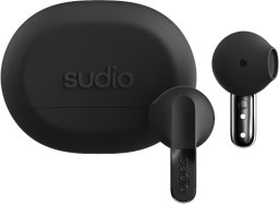 Słuchawki Sudio Earbuds | N3 | Bluetooth | On-ear | Microphone | Onyx Black | Wireless (N3BLK)