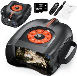 Bestguarder Noktowizor lornetka noktowizyjna nocna podczerwień 5000mAh 4,5" 800m 4K HD