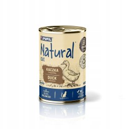 NATURAL Kaczka z wątróbką mokra karma dla kotów 400g