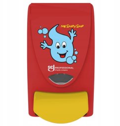 Dozownik do mydła DEB W pianie Mr Soapy, 1l, czerwony (HG-021456)