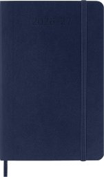 Moleskine Kalendarz tygodniowy 2026/27, 18M, P, 9x14cm, miękka oprawa, sapphire blue (MS-9279875)