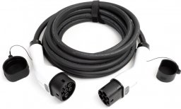 Kabel do ładowania samochodów Platinet EV charging cable Kabel do ładowania samochodu Type 2 22KW 7M black/white (EV_PEVC22KW7B)