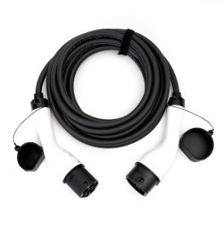 Kabel do ładowania samochodów Platinet Samochodu EV Charging Cable Type 2 32A 7,4KW 7M Black/White [46458] (EV_PEVC7KW7B)