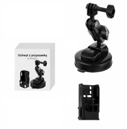 PEYTECH Uchwyt samochodowy metalowy z przyssawką do Dji Pocket 3 GoPro 3w1 (px2 pro)