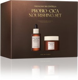 SKIN1004 Madagascar Centella Set : Probio-Cica, Soothing & Calming, Daily, Cream, For Face, 50 ml + Probio-Cica, Hydrating & Soothing, Ampoules Treatment Serum, Dullness, For Face, For Women, 30 ml For Women