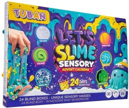 TUBAN Kalendarz Adwentowy Let's Slime EDUKAMP (5901087039004)