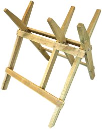 Vadobag TROLLA Kozioł do cięcia drewna drewniany, sosna/świerk (12236)
