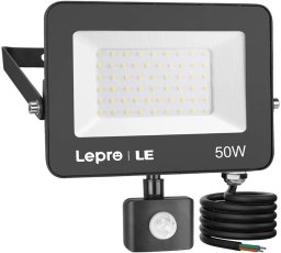 Naświetlacz GE Lighting LED LEPRO 340006-DW-EU 50W 5000K IP65 z czujnikiem ruchu (PR340006-DW-EU)