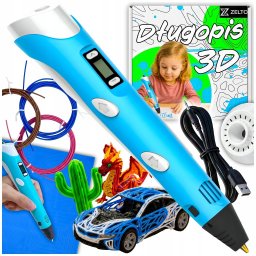 Długopis 3D XMaster Pen Drukarka Dla Dzieci Mata 9m Wkłady Szablon Kreatywny Zestaw (18628014810)