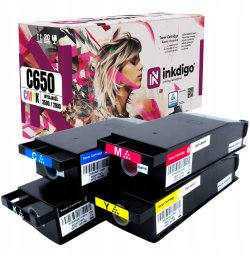 Toner Inkdigo 4x Toner zamienny do drukarki OKI C650 C650dn 9006127-9006130