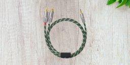 Kabel FiiO Link RCA3 - kabel 2xRCA-Jack 3.5mm 100cm (6953175732068)