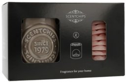 Scentchips Zestaw - kominek i wosk zapachowy Freesia Lychee
