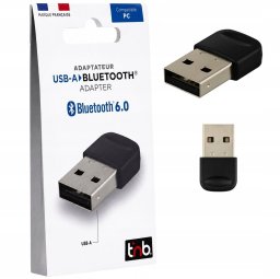 Adapter bluetooth TnB 6.0 Na USB Usb-a T"nb Do PC Windows 11 10 8 7 Zasięg 20m / Adabt6 (SB12148)