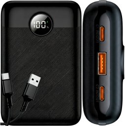 Powerbank Matnox Szybki Powerbank 20000 mAh 22,5W QC 3.0 PD 3.0 USB 2x USB-C Mały Podróżny (POWERBANK SZYBKI 22,5W 20000mAh QC USB-C USB)