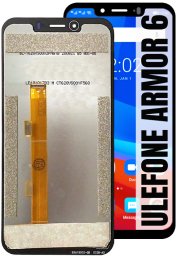 UTS-Group Wyświetlacz do Ulefone Armor 6 / 6E LCD ekran (Ulefone Armor 6, Armor6, Ulefone Armor 6E, Armor6E, Ekran)