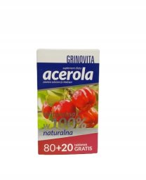 Sanbios Grinovita_Acerola tabletki do ssania suplement diety 100szt (5906204022501)