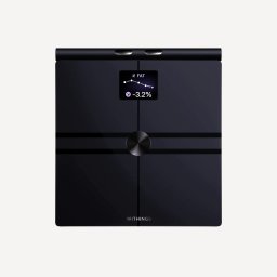 Waga łazienkowa Withings BodyFit - inteligentna waga ze strefową analizą masy ciała, analizą metabolizmu oraz zdrowia serca (WBS16-Black-All-Int)