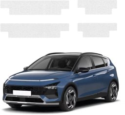 GrizzGlass Bezbarwna powłoka techniczna HeavyDuty Clear na progi do Hyundai Bayon (2024-2026) [4w1] (GRZ21077)