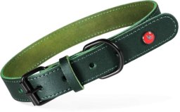 Boutiquezoo ZOLUX Obroża dla psa ze skóry klasycznej 45cm/18 mm kol. zielony