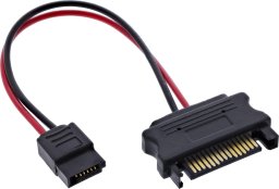 Adaptec InLine® Kabel zasilający SATA, gniazdo SATA do wtyku SlimSATA, 0,15 m