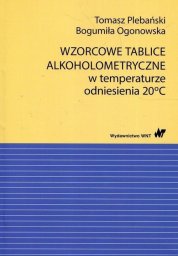 PWN Wzorcowe tablice alkoholometryczne w temp. 20..