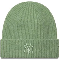 New Era Wmns Wide Cuff Beanie New York Yankees Hat Zielone One size (60915807)