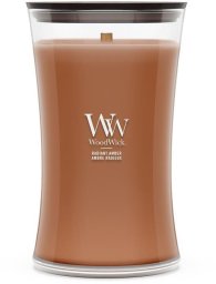 WoodWick Radiant Amber świeca Cylidner Bursztyn Brązowy 1 szt. (10.93251.0000)