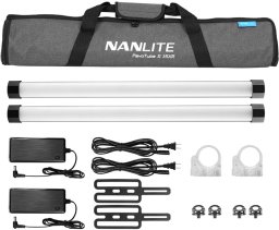 Zestaw studyjny Nanlite PavoTube II 15XR 2KIT LED Tube Light (15-2028-2KIT)