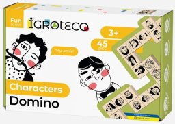 Kapitan Nauka Domino Postacie 45szt EDUKAMP (4820148900620)