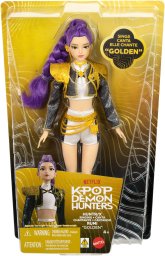 Mattel KPop Demon Hunters HUNTR/X Rumi „Golden” śpiewająca lalka modowa (JRN40)