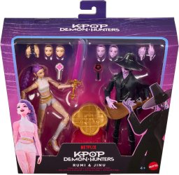 Figurka Mattel KPop Demon Hunters Huntr/x zestaw Finałowa Bitwa, Rumi i Jinu (JRY40)