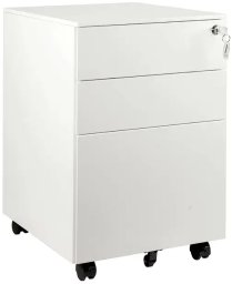 Unique Kontenerek biurowy XD-040-3 biały UNIQUE